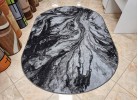 Мокетен килим ERIKA 8033 grey елипса